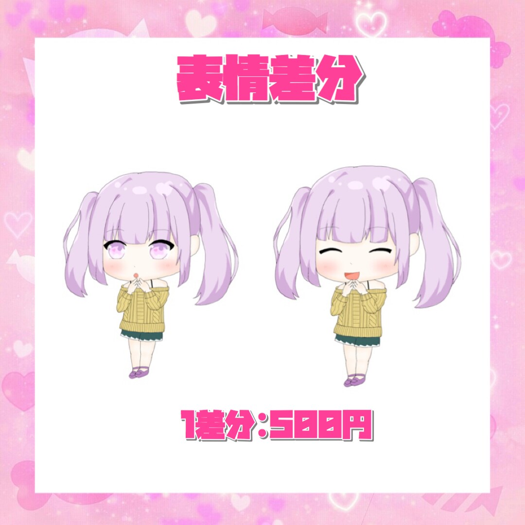 かわいい！ミニキャライラスト描きます 生誕委員経験者がシンプルで可愛いミニキャライラストをお届け！ イメージ4