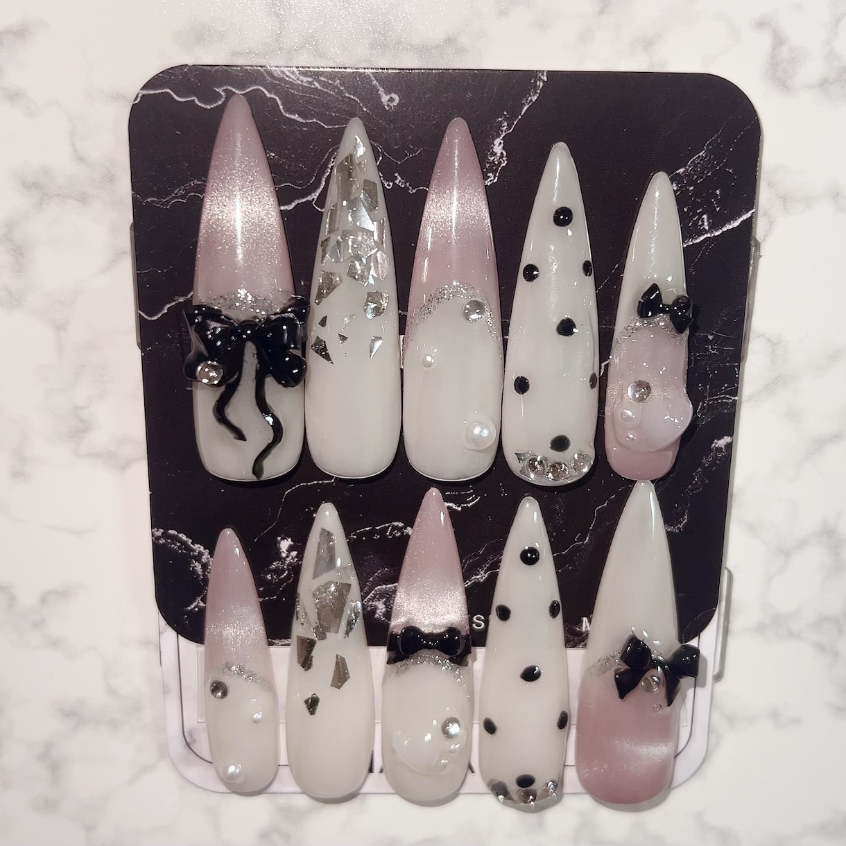 24時間以内発送♡﻿激カワネイルチップ作ります .*･ﾟ.指先をドレスアップしませんか.ﾟ･*. イメージ1