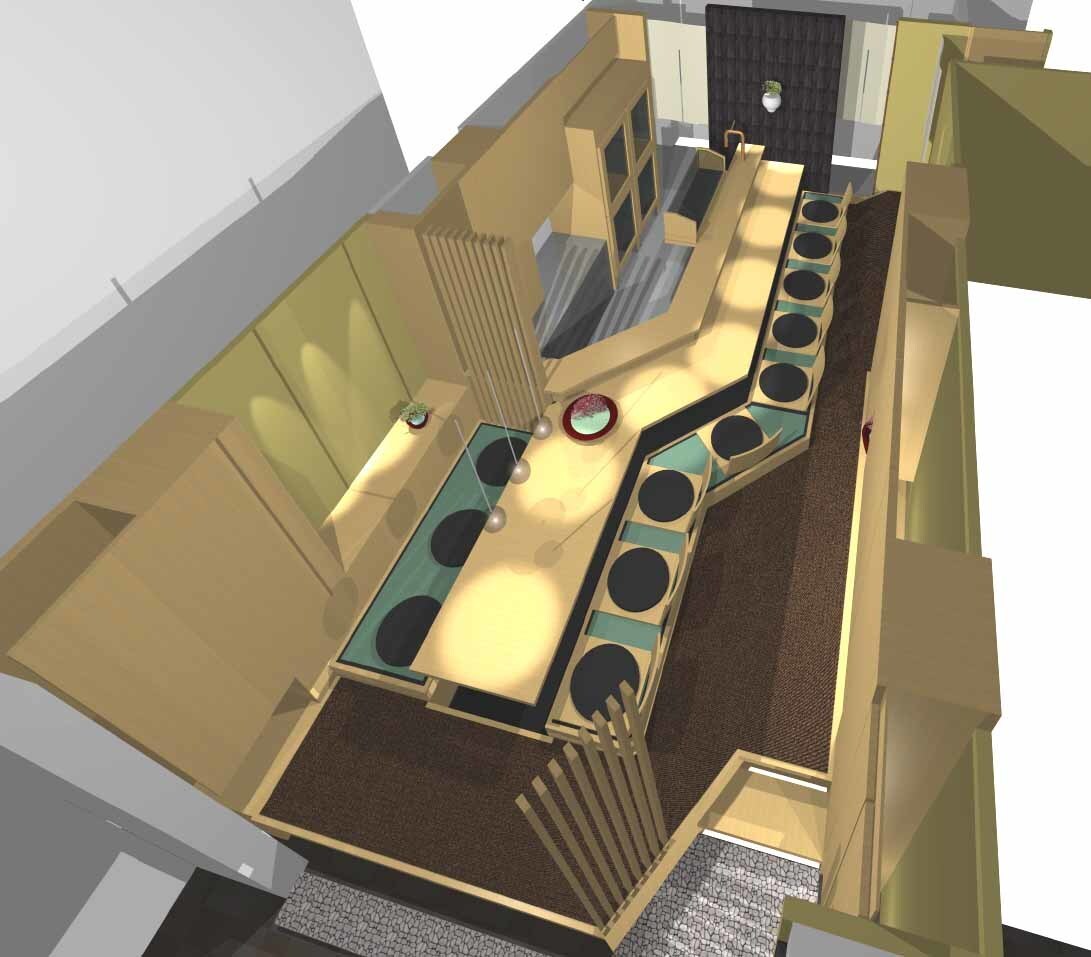 簡単な平面レイアウト図・3Dパース作成します （お店の設計.内装イメージが湧かない方に） イメージ5
