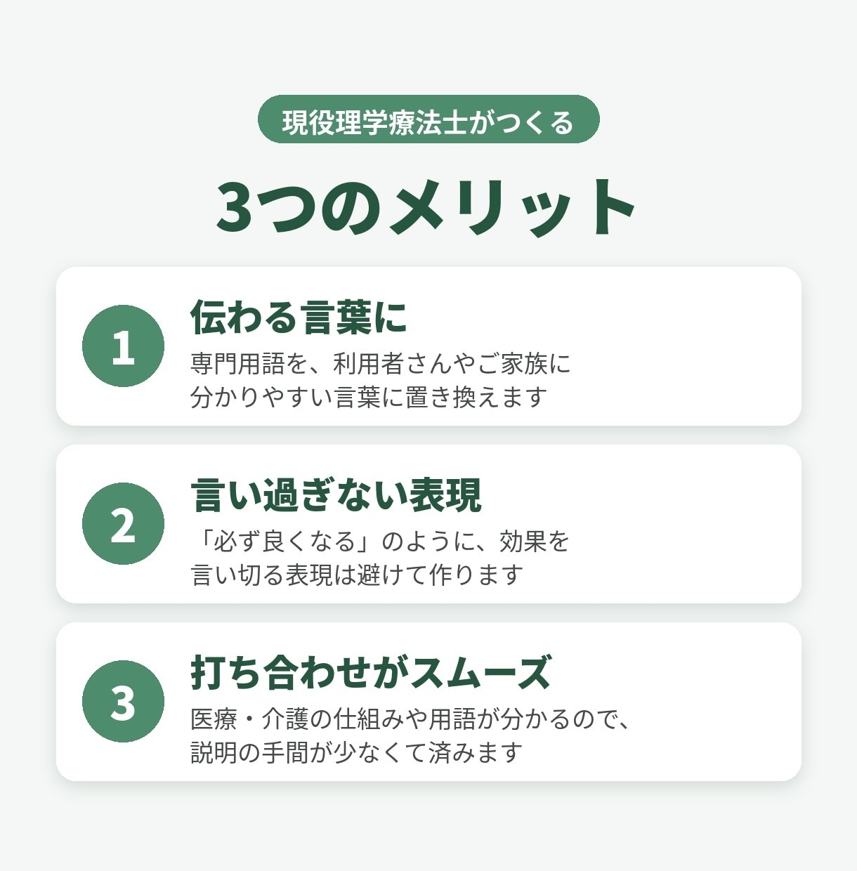 医療・介護・整体院などのホームページを作ります 【先着3名モニター】現役理学療法士が作る医療・介護系サイト イメージ2