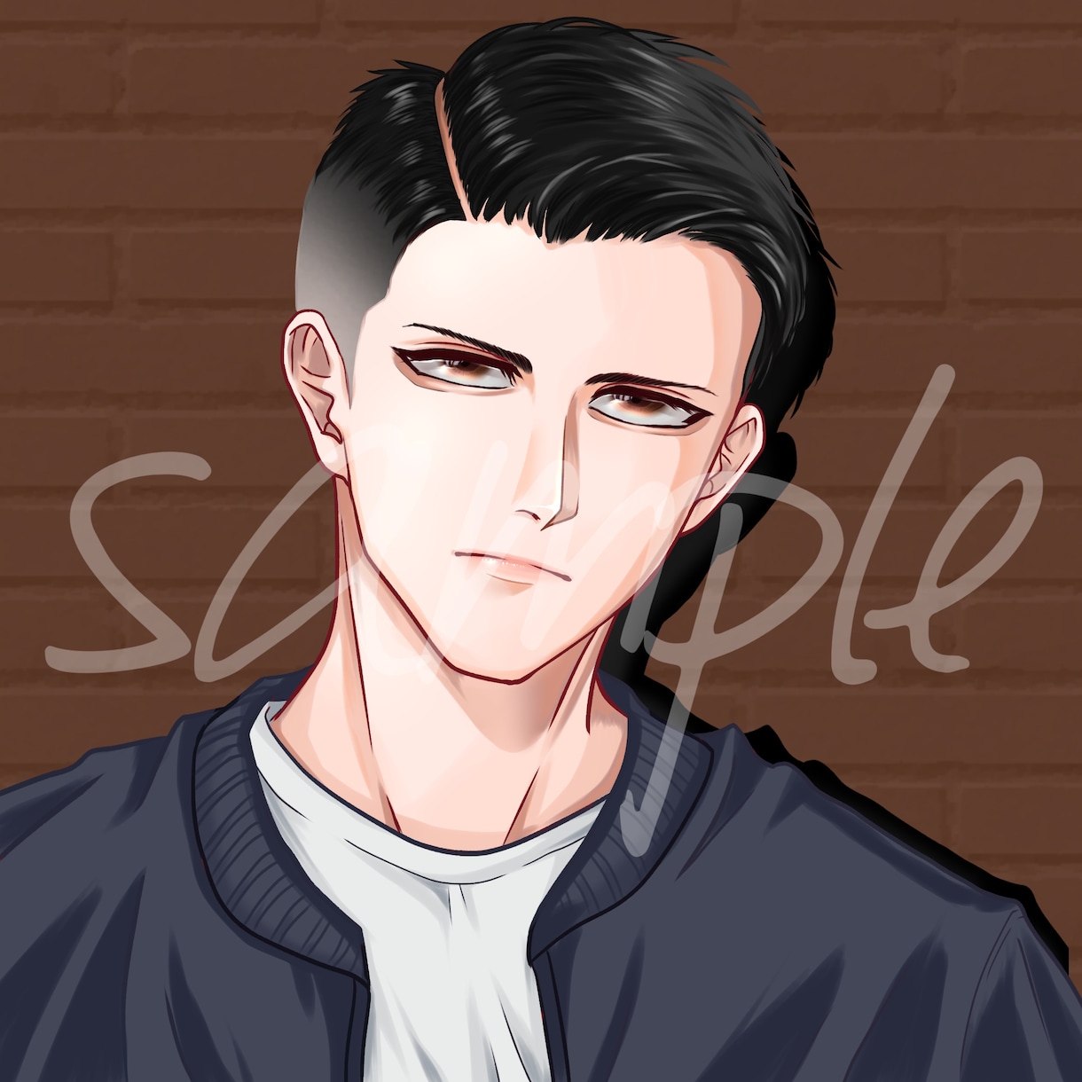 かっこいい男の子のアイコン/イラスト描きます スピード納品！最短2日でお届けできます。 イメージ8