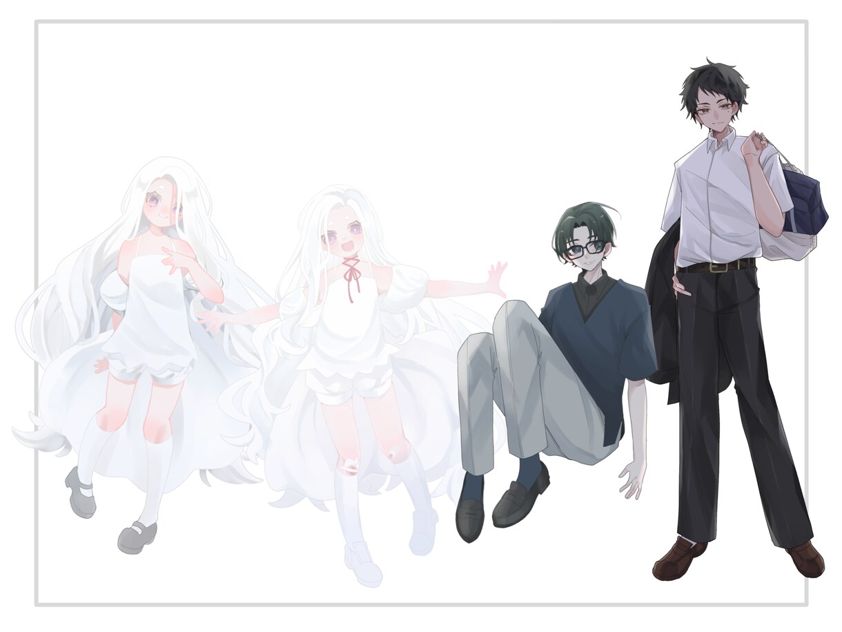 最短即日～！立ち絵制作します 表情差分何枚でも◎TRPGやゲーム素材、VTuber活動にも イメージ8