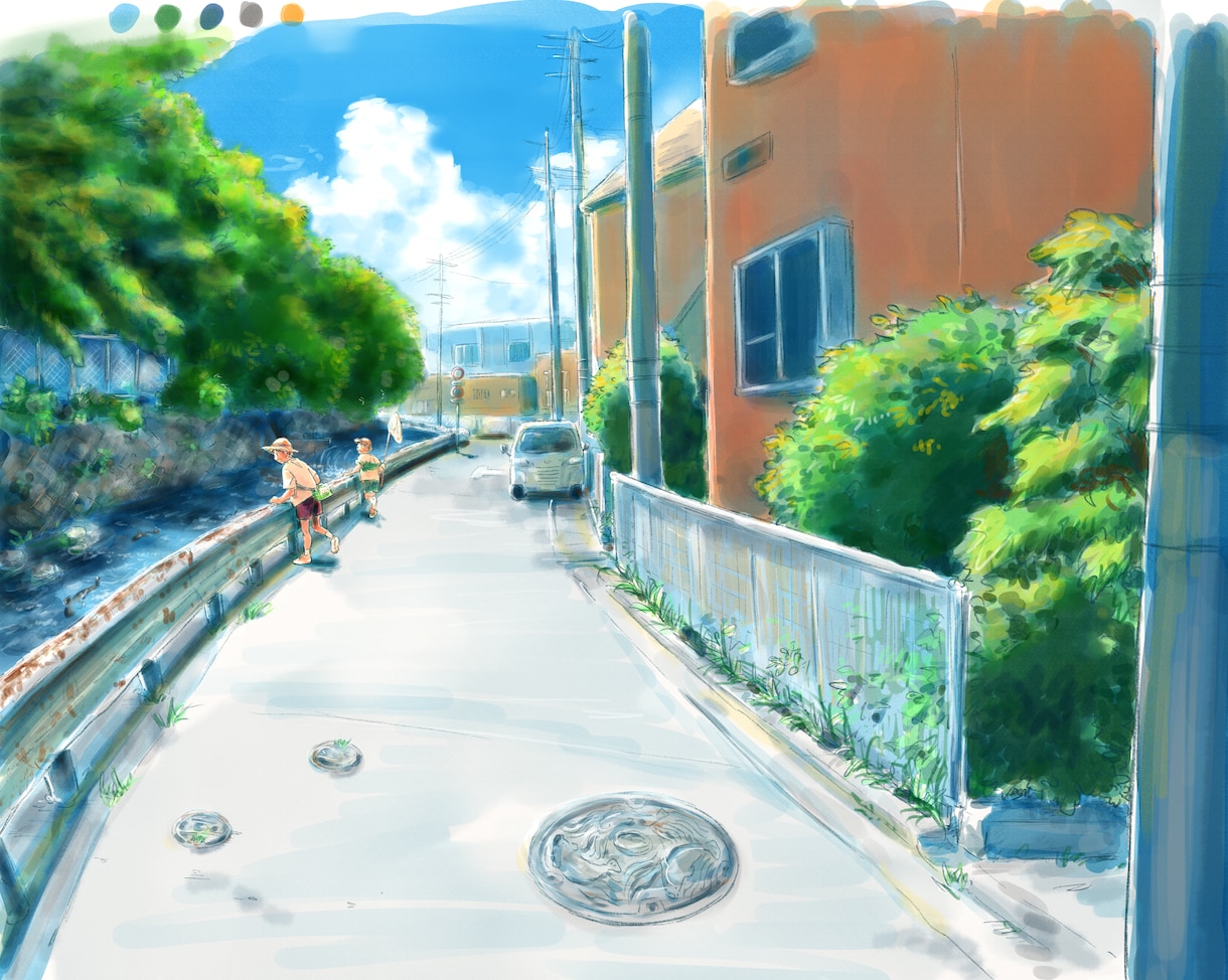 書籍表紙やMV用に！一枚絵の作成をいたします 背景込みの優しい人物イラストならお任せを イメージ3
