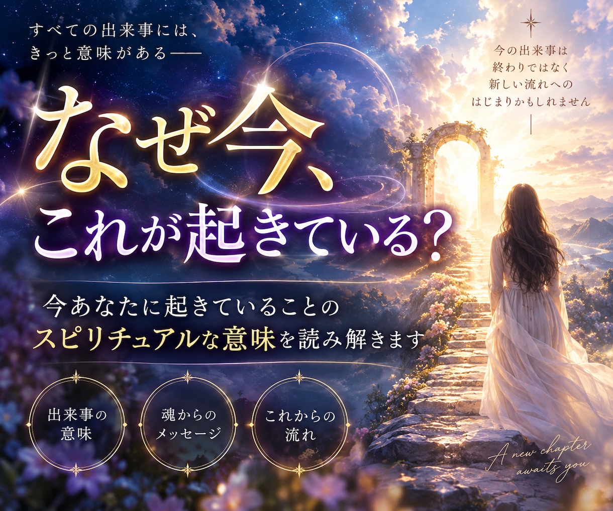 今訪れている変化に隠された魂の意味を読み解きます 悩み・違和感・転機に隠された意味と乗り越え方をお伝えします イメージ1
