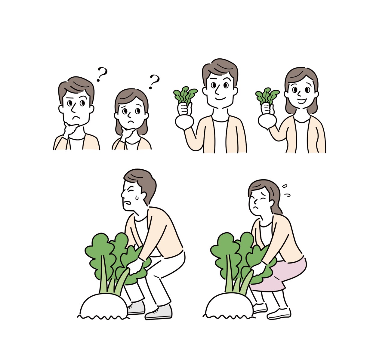 人物や動物などをシンプルかつ多彩なタッチで描きます イラスト中心にバナーなどの制作も可能。まとめてリーズナブルに イメージ3