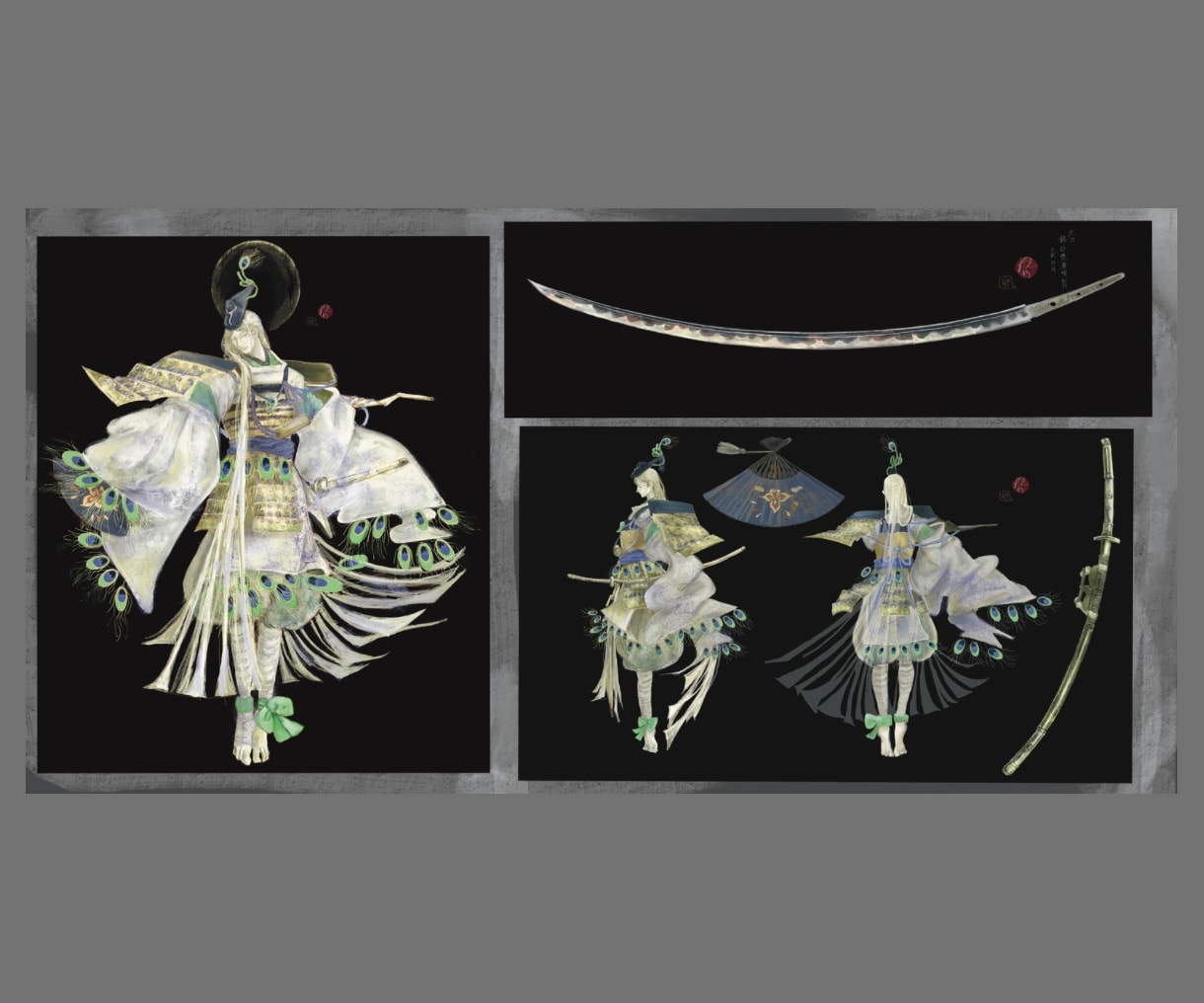 竹】和幻想を含んだ武将/風景画をお届けします 一目で”気配”が伝わるイラストを。MV・三面図・ゲーム風景に イメージ1