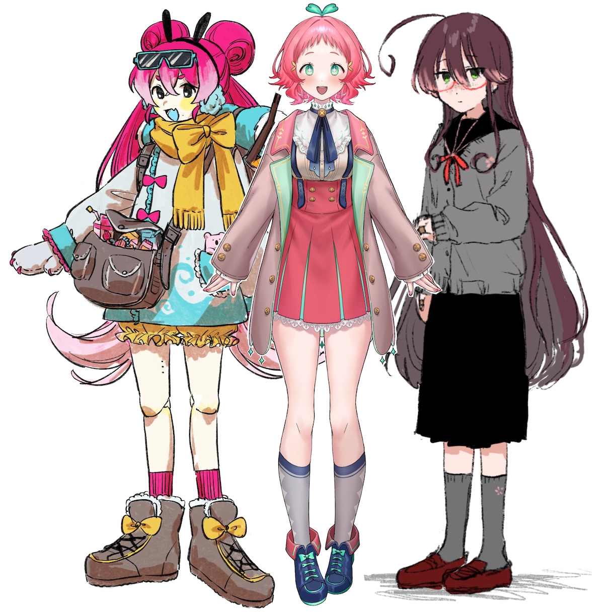 様々な用途で使える立ち絵・一枚絵イラスト制作します MV、TRPG、SNSに花を添えましょう！！！ イメージ2