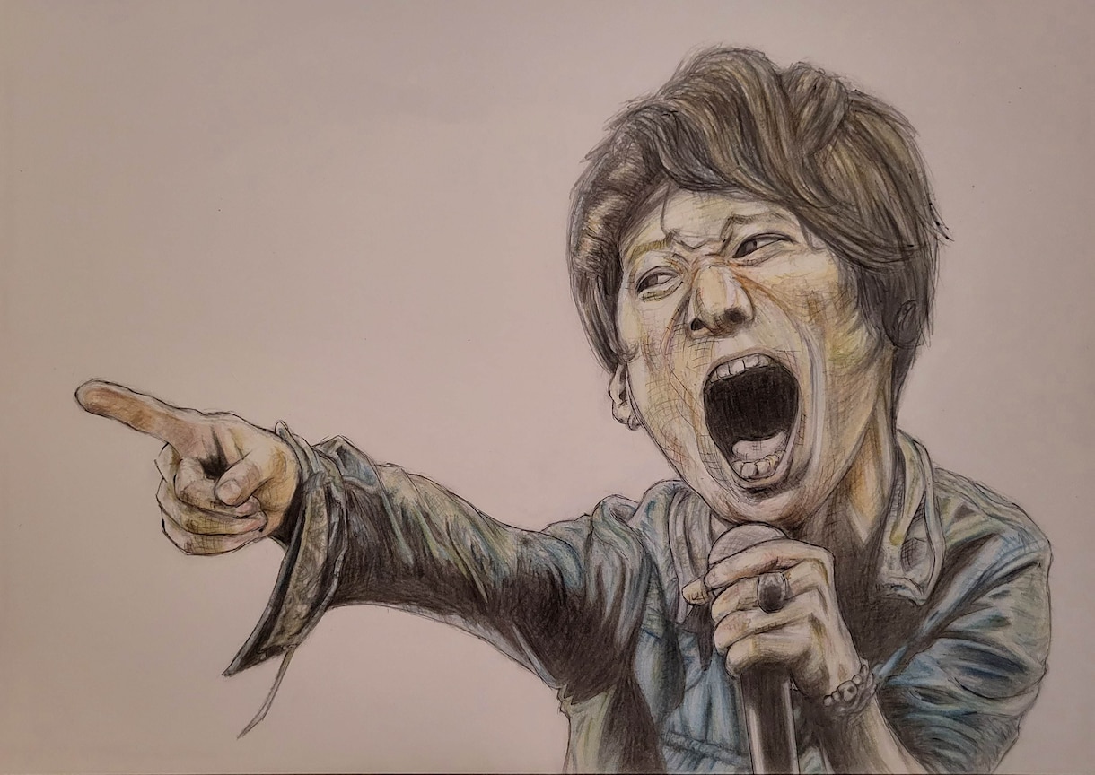 ちょっとリアルでちょっとコミカルな似顔絵を描きます アナログならではの独特なタッチ！！ イメージ9