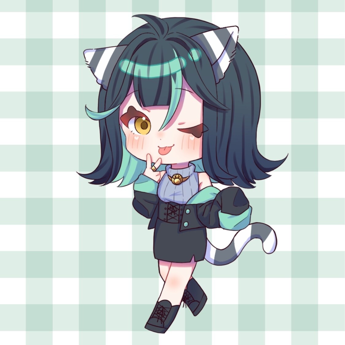 ポップで可愛いイラスト描きます アニメ調の絵でミニキャラから等身キャラまで描きます。 イメージ5
