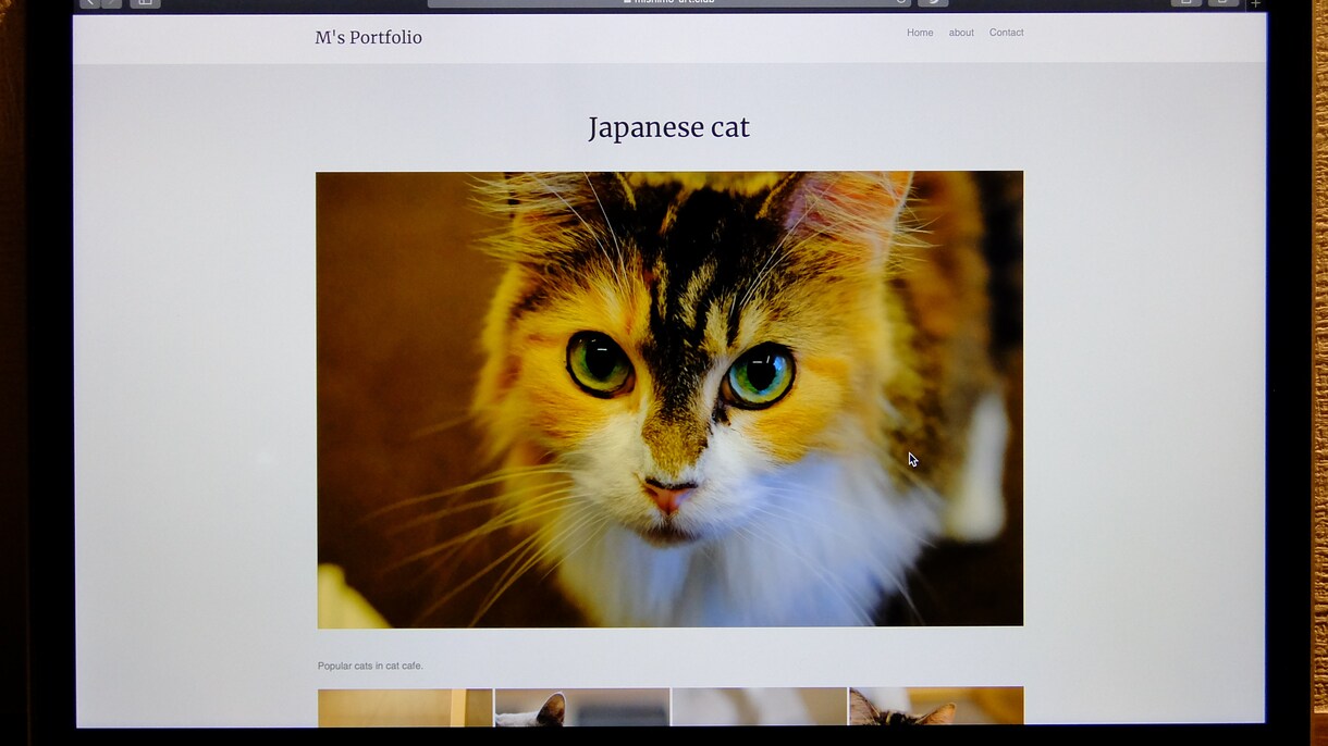 大阪：ポートフォリオサイトを構築します 「あなたの作品をシンプルで大胆に宣伝するサイト構築」 イメージ6