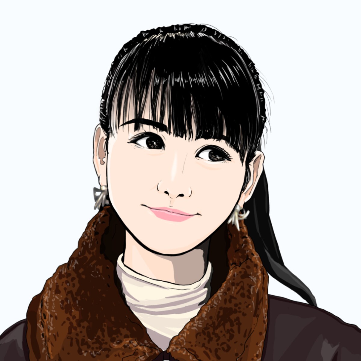 ビジネスの名刺やブログに！似顔絵アイコン作成します シンプルな作画で汎用性バツグンなので幅広くご活用頂けます♫ イメージ9