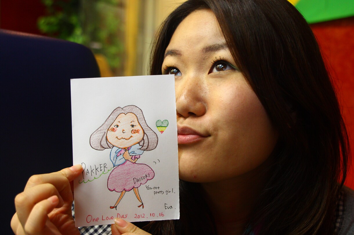 似顔絵で『one love』を届けます。（必要なもの：写真とあなたのストーリー） イメージ3