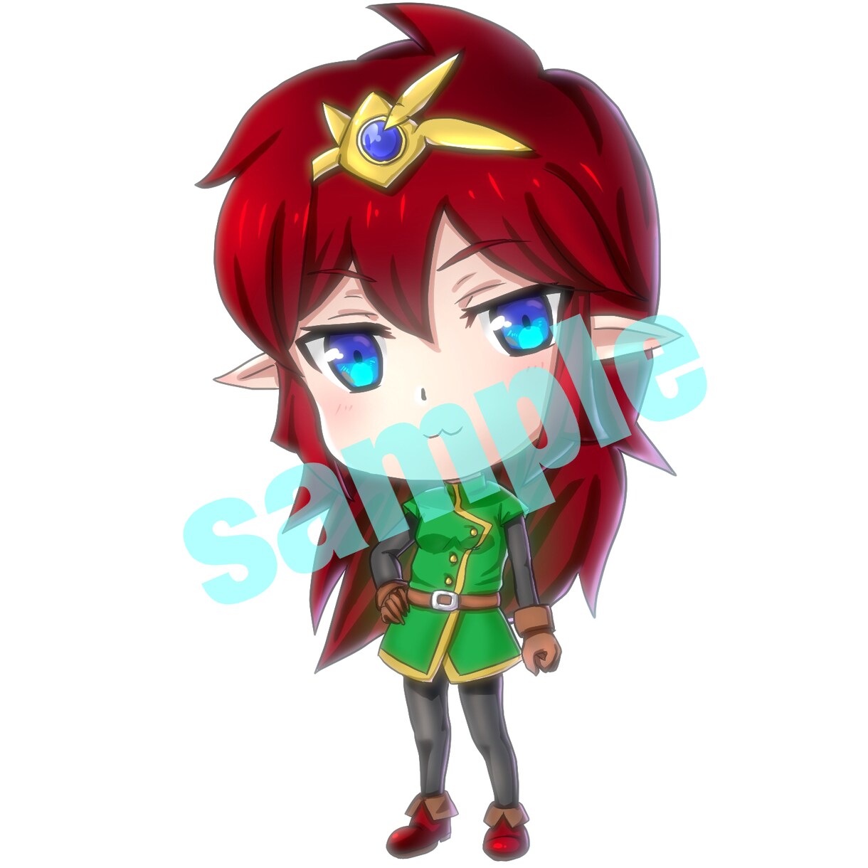 SNSでつかえるオリジナルちびキャラ描きます 世界でひとつだけの萌えキャラをあなたに イメージ1