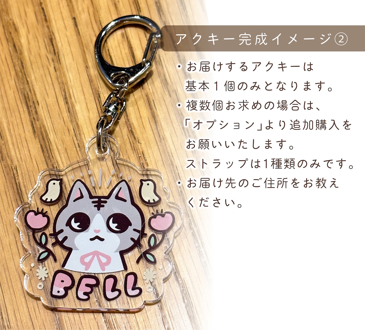 ペットの写真を可愛いロゴ風イラストにします SNSアイコンにオススメ！更にアクリルキーホルダーもお届け！ イメージ4