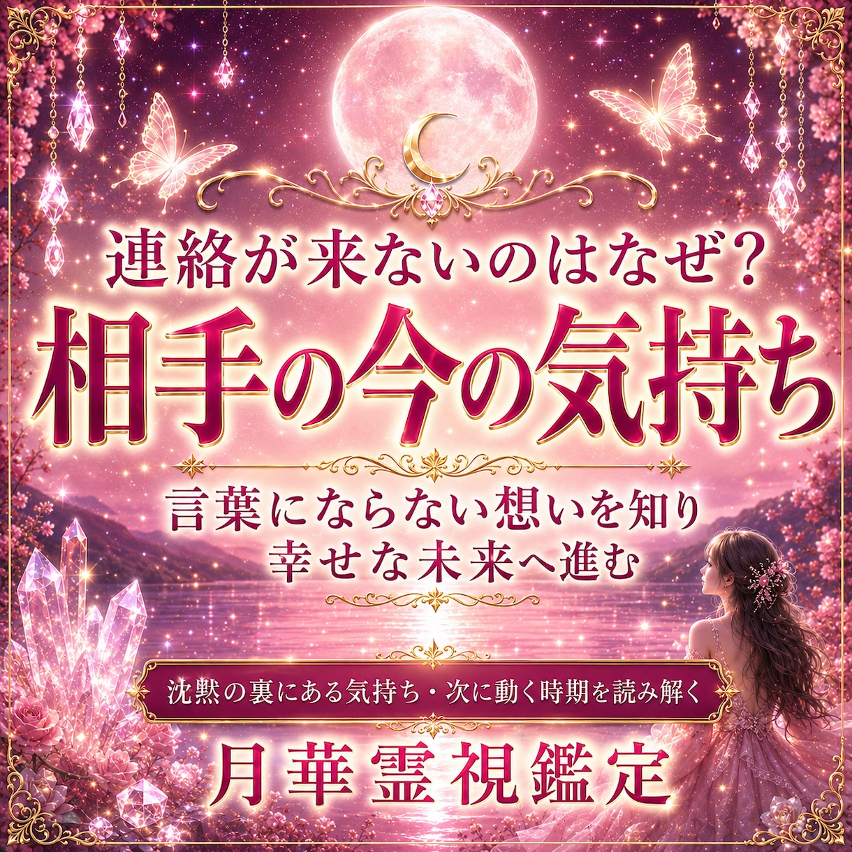 あの人の今の気持ちと連絡が来ない理由を占います 沈黙の裏にある気持ち・迷い・次に動く時期まで深く読み解きます イメージ1