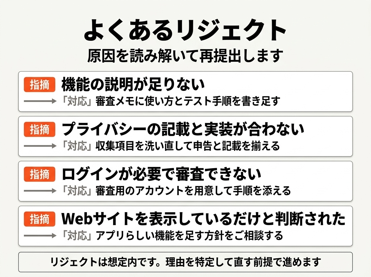 iOSアプリのApp Store申請を代行します 4本公開済み。審査リジェクトの原因調査から対応します イメージ3