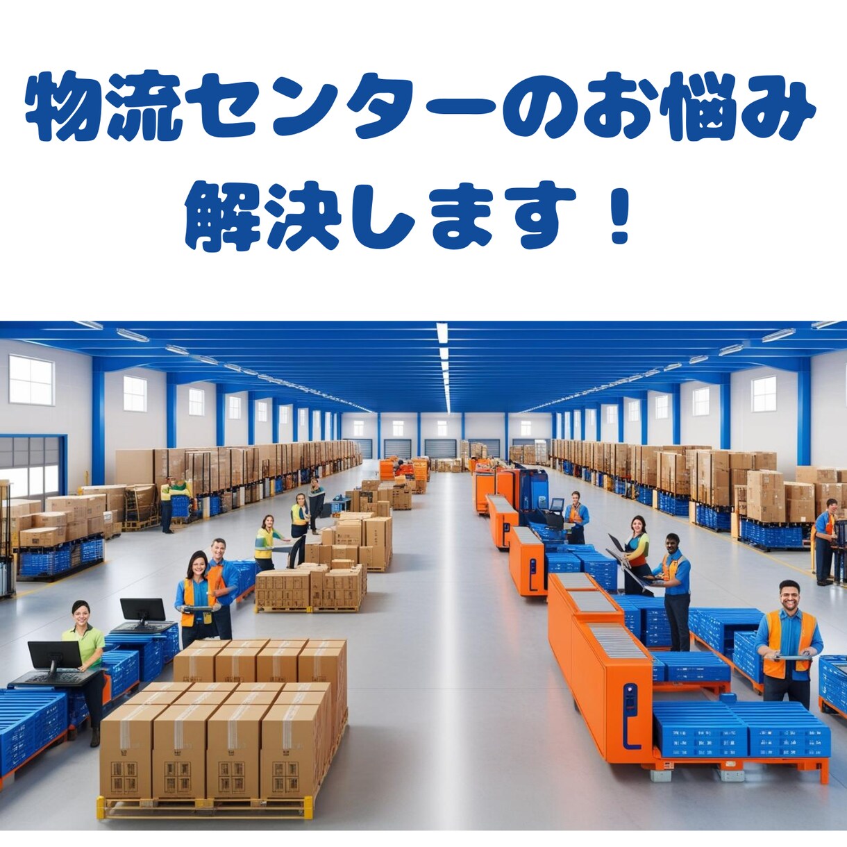 物流における現場のお困りごとを解決します 物流倉庫オペレーションでお悩みの方へ！顔出し不要！ イメージ1