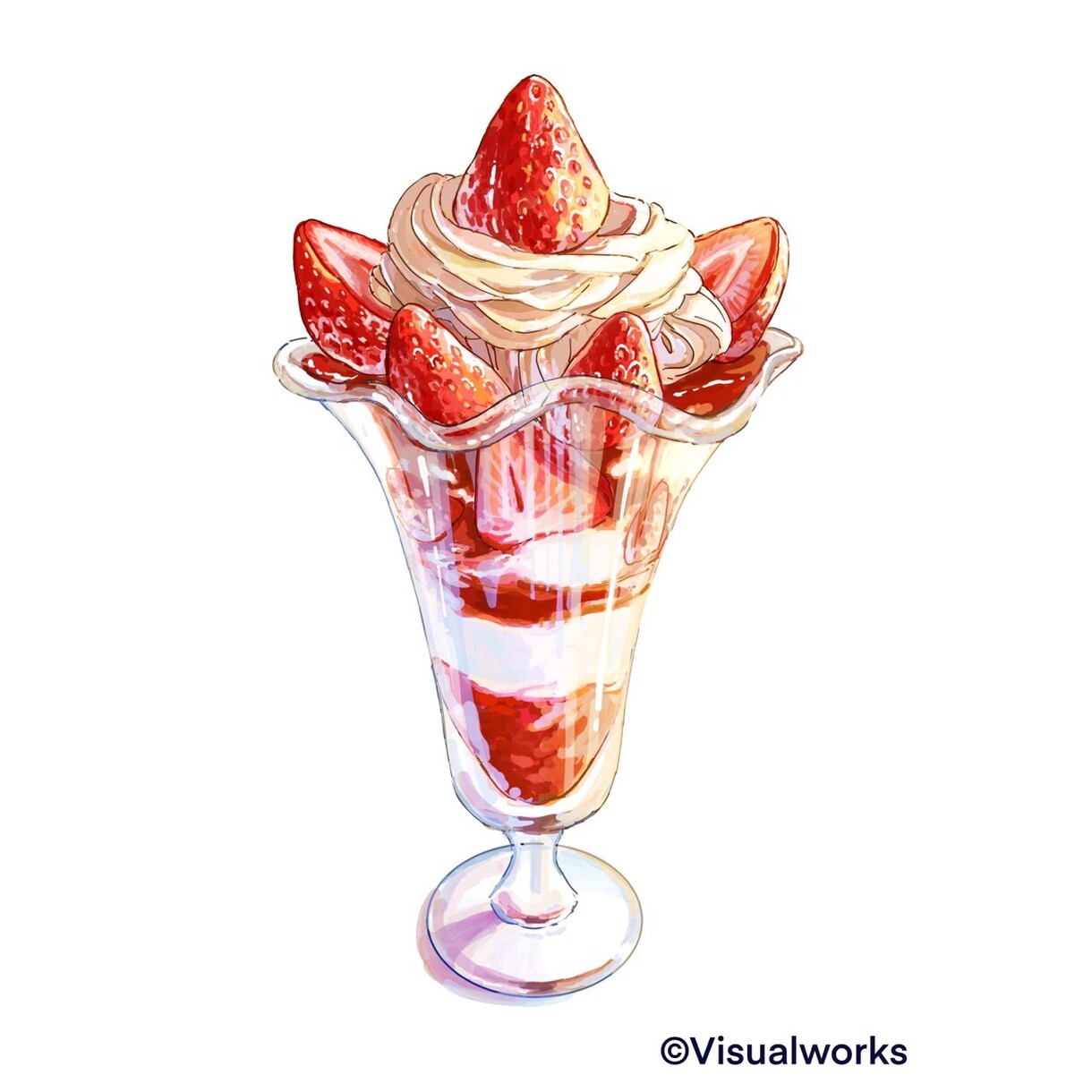 魅力的な食べ物イラスト描きます 【視覚で感じる美味しいを届けます！】 イメージ2
