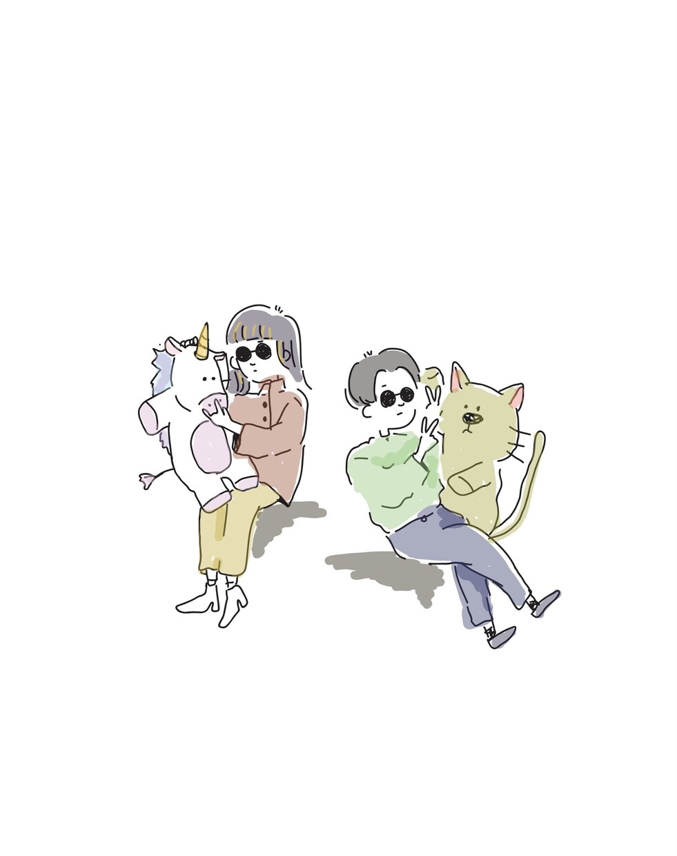 シンプルなイラストを描きます 他にない誰とも被らないアイコン・イラストを制作します。 イメージ10