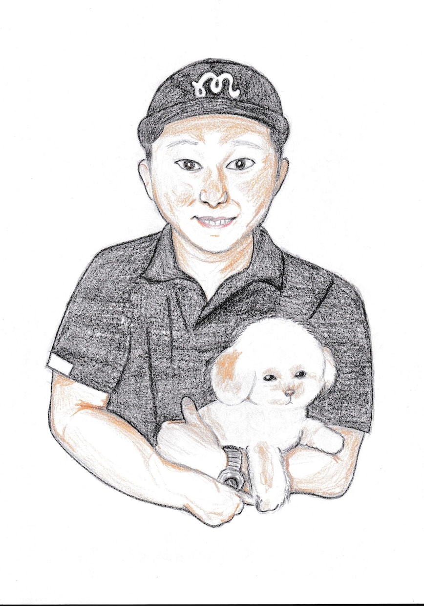 優しいタッチの似顔絵描きます 色鉛筆画であたたかみのあるイラストです イメージ6