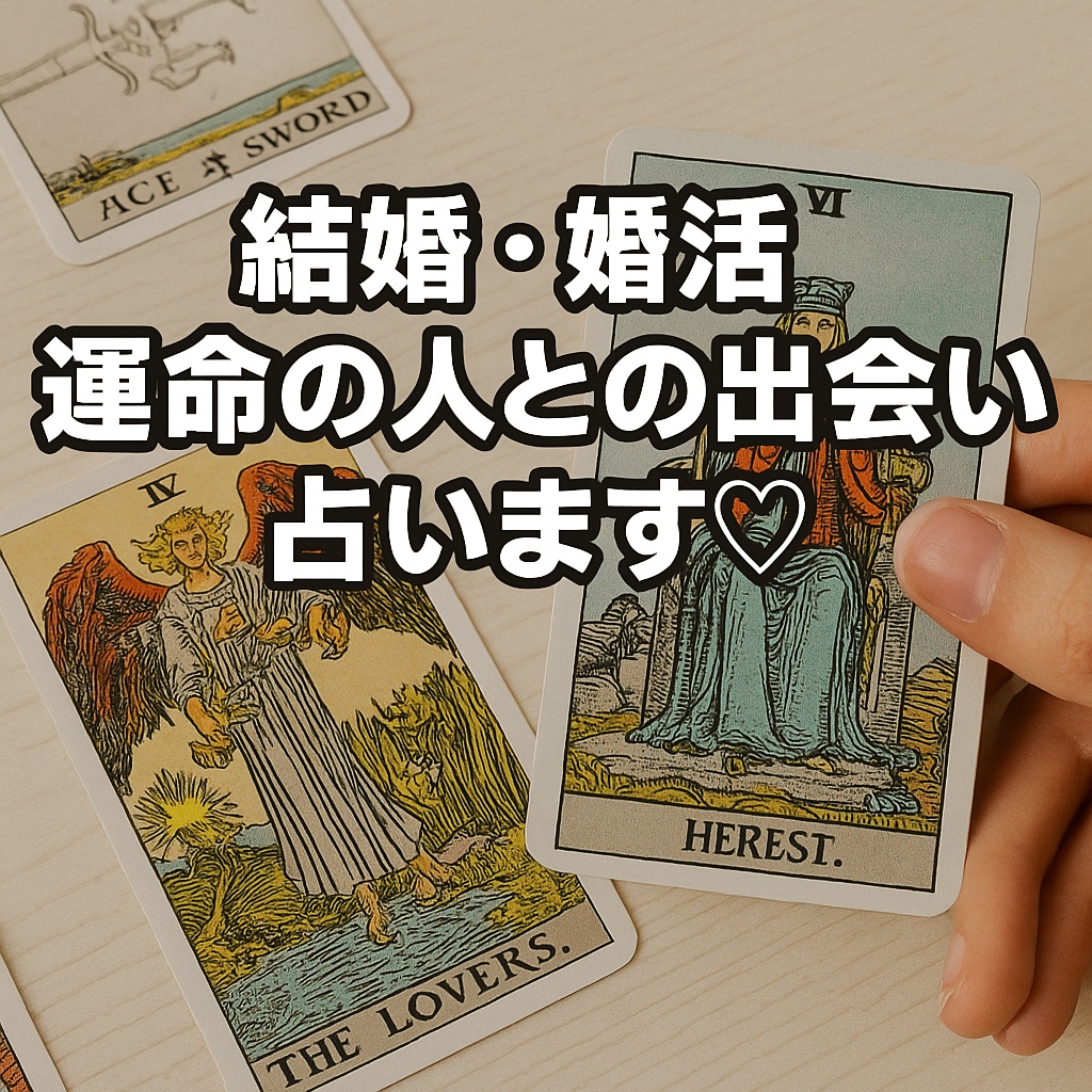 結婚・婚活⭐︎運命の人との出会いを占います 婚活中の方、結婚願望がある方や恋人との未来を知りたい方へ♡ イメージ8