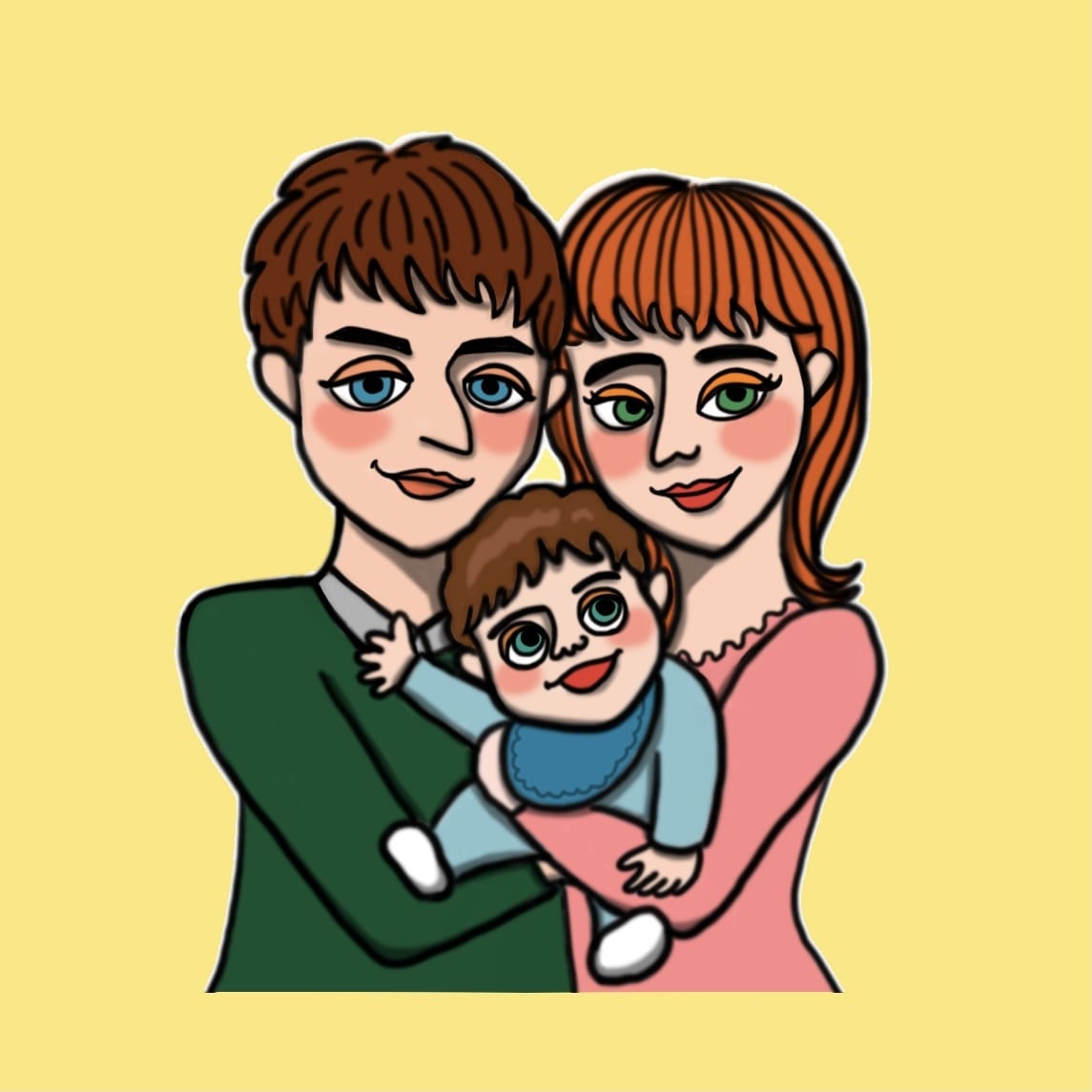 外国人風お洒落イラスト/カラーで描きます 【イラストオーダー】アイコンなどにおすすめです◎ イメージ3