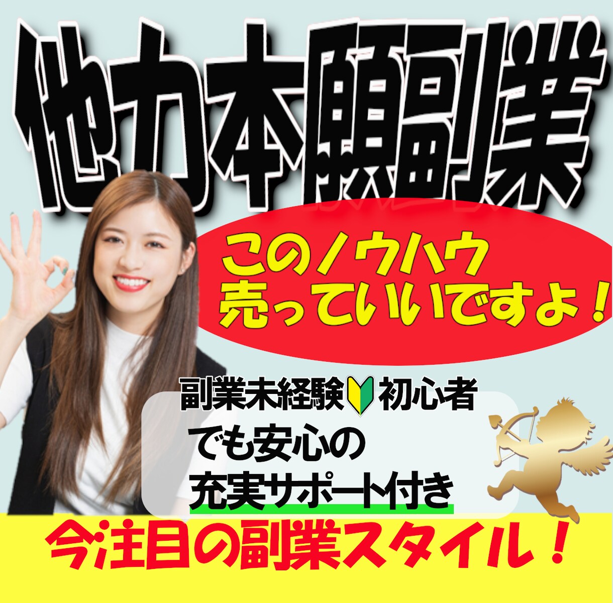 知識も経験もないあなた！お金になるノウハウ教えます 知識を売れるようになる２ヵ月間の無料徹底サポート付き！ イメージ1