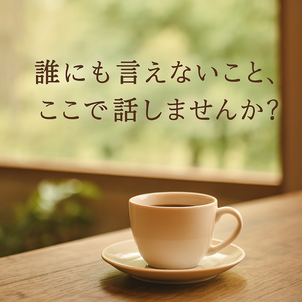 誰にも言えない気持ち、優しくお聴きします 短時間、お試しOKです！あなたに寄り添います。 イメージ1