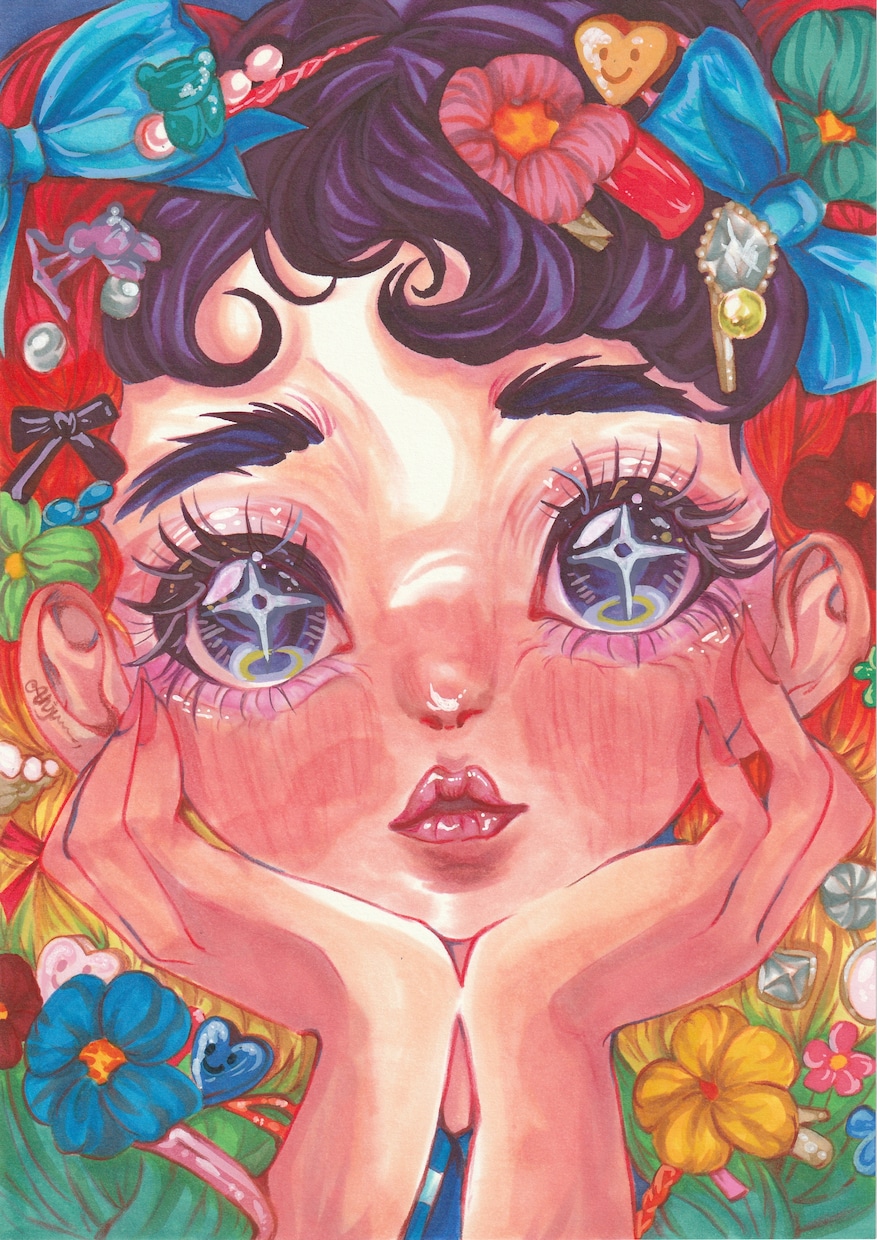 商用可| 可愛いSNSアイコン・ヘッダーを描きます アナログで温かみのあるアイコン・ヘッダーを仕上げます。 イメージ5