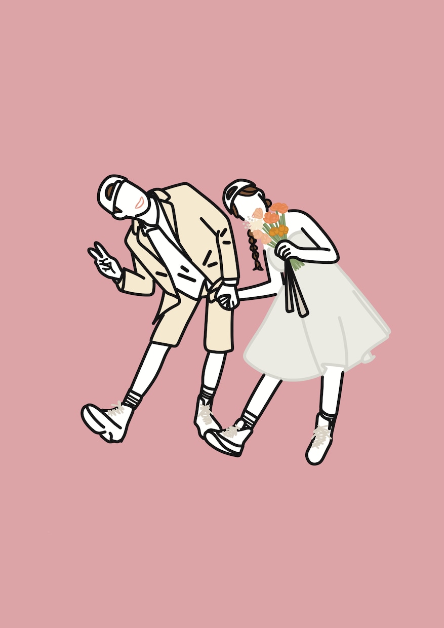 シンプルでおしゃれな線画イラストを描きます シンプルでおしゃれ♡記念日やウェルカムボード、プレゼントに イメージ1