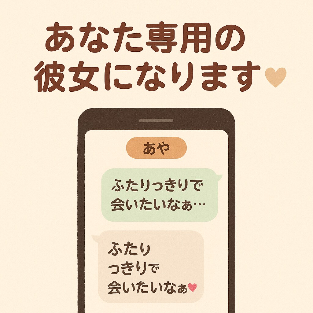 あなた専用の彼女になります あなたの心に寄り添う恋人からの言葉を イメージ2