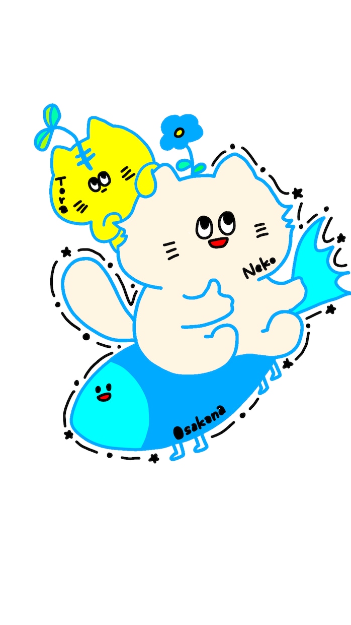 ゆるくてポップなキャラクター達を育ててます 「あ、癒される！元気出る」をコンセプトにしています！ イメージ1