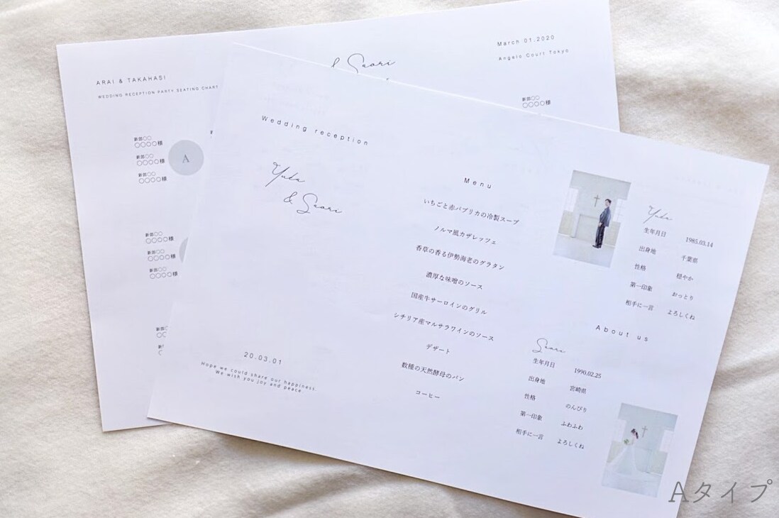 結婚式くるくる席次表テンプレートをご提供します 写真やコメントを入れるだけ◎低コスト＆1日で完成します！ イメージ10