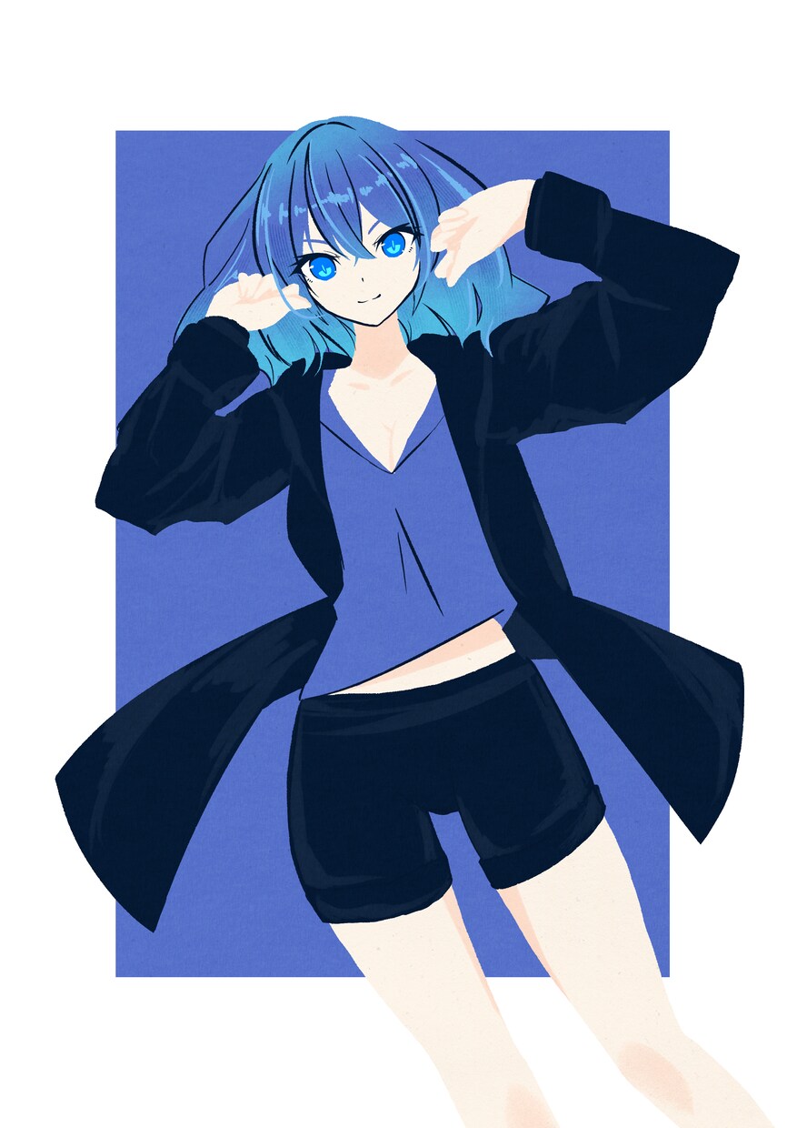 フラットデザインなキャライラストを描きます スマートフォンの壁紙やSNSアイコンなどにおすすめです！ イメージ1