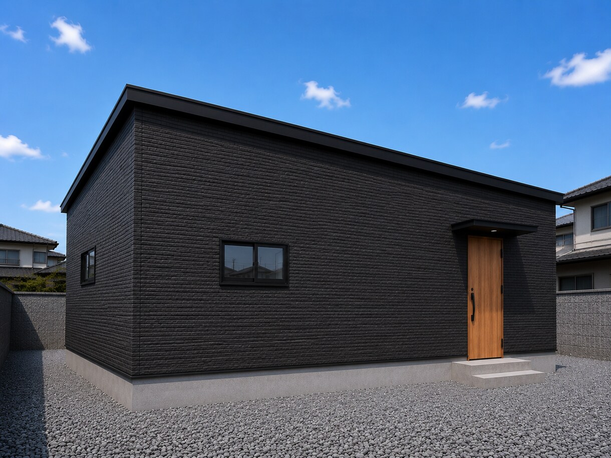 簡易的な住宅の外観パースを作成します 簡易的な外観パース(イメージ)、最短で当日納品 イメージ1