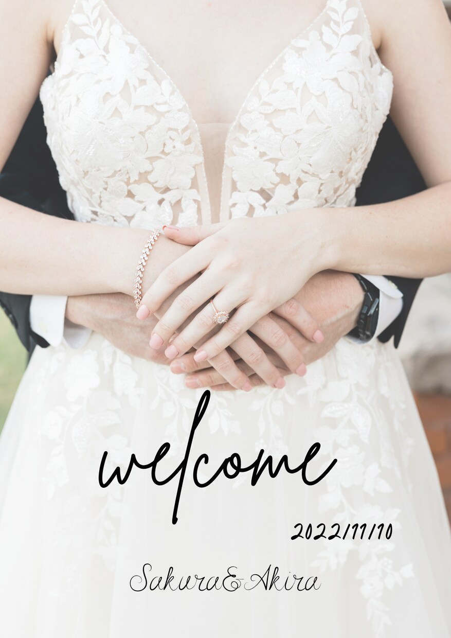 結婚式のウエルカムアクリルアイテムつくります アクリルでウェルカムボードや席札作ります！プレゼントにも！ イメージ1