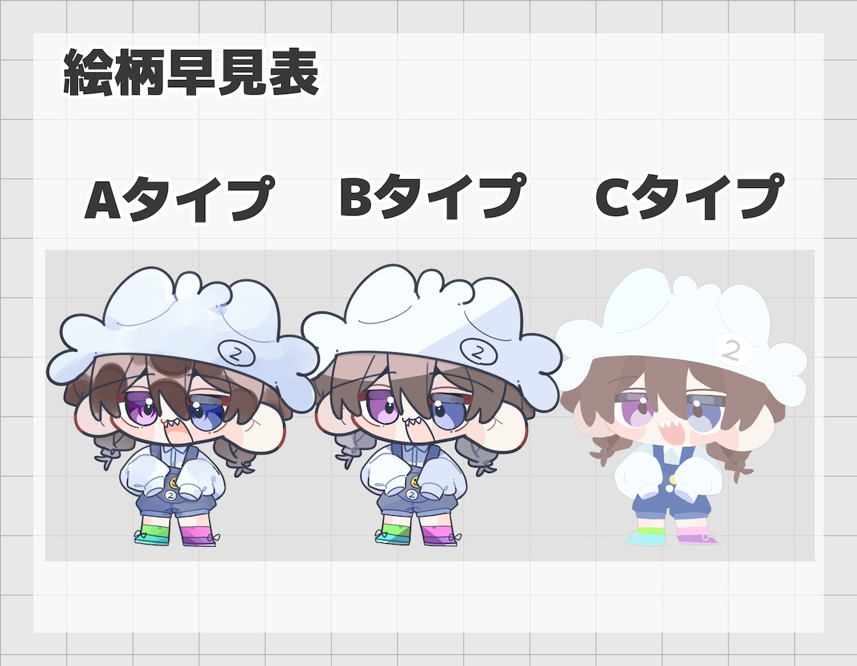 選べる絵柄！SDイラスト描きます 3種の塗り方から好きなSDイラストを！ イメージ2