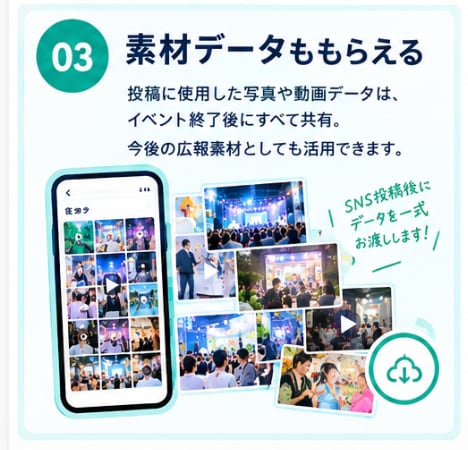 カメラマン兼SNSのプロが「撮影＆即投稿」します 撮影/編集/投稿まで現地でまるっと対応！全国・20社超の実績 イメージ4