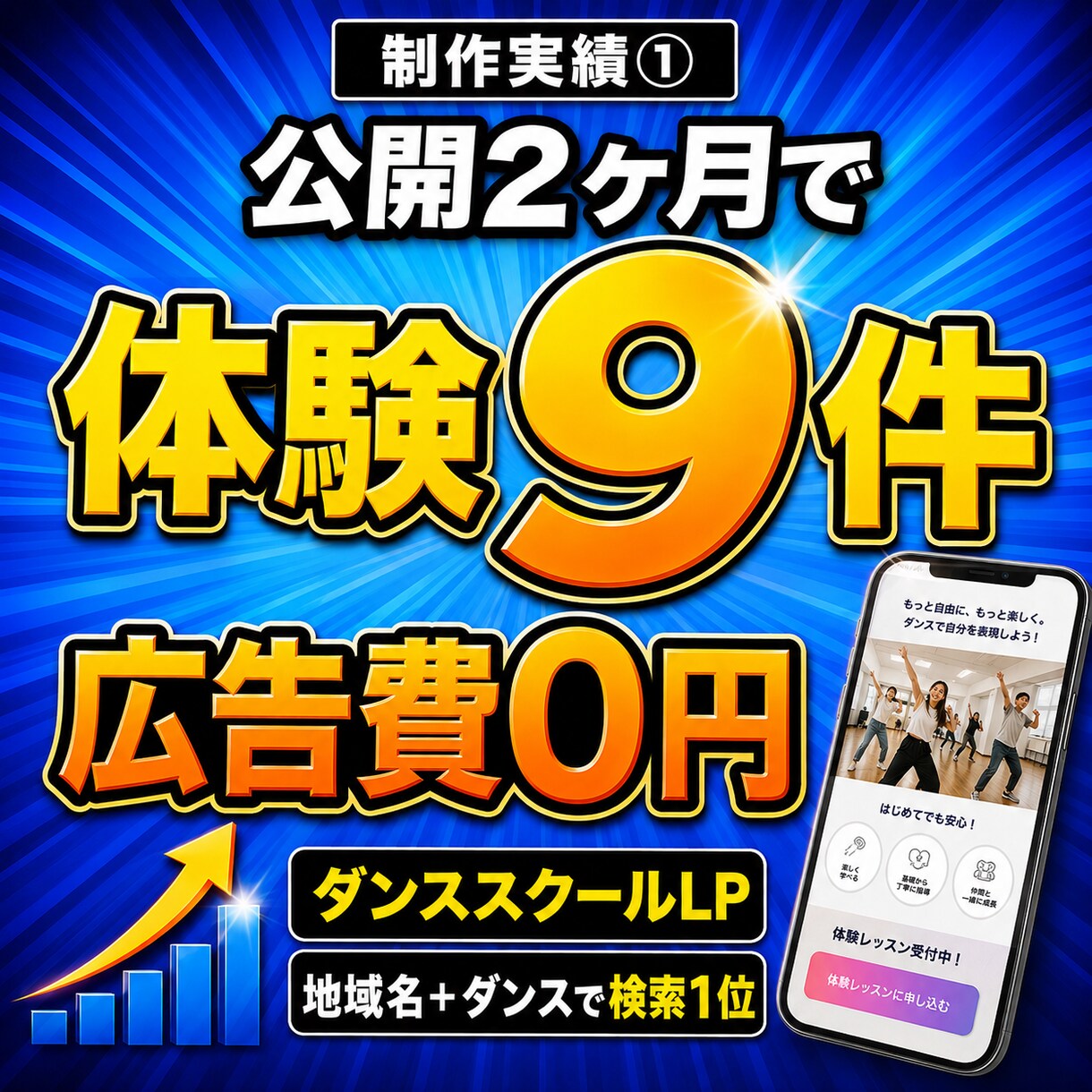 広告なしで問い合わせにつながるLPを制作します 初期1.5万円｜集客導線まで考えたLP制作 イメージ2