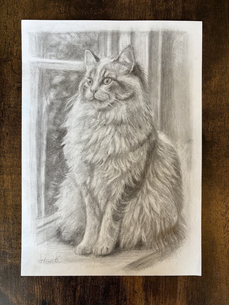 動物・写真から感動の一枚を制作します 「大切な家族の“今”を一枚の絵に」 イメージ5