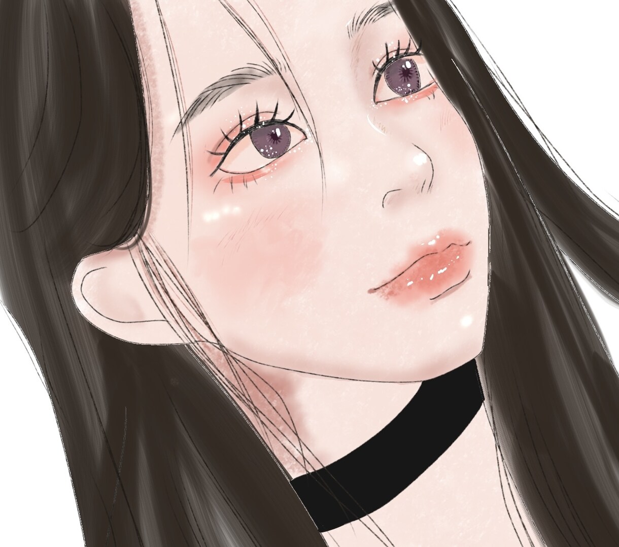 水彩画風似顔絵描きます キラキラキレイなデジタル水彩画でアイコンや商用にOK イメージ1