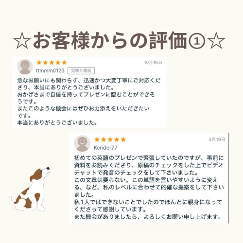 最高の英語プレゼンやスピーチ発表のコツを教えます 自信を持って本場を迎えるようにコーチングします イメージ3
