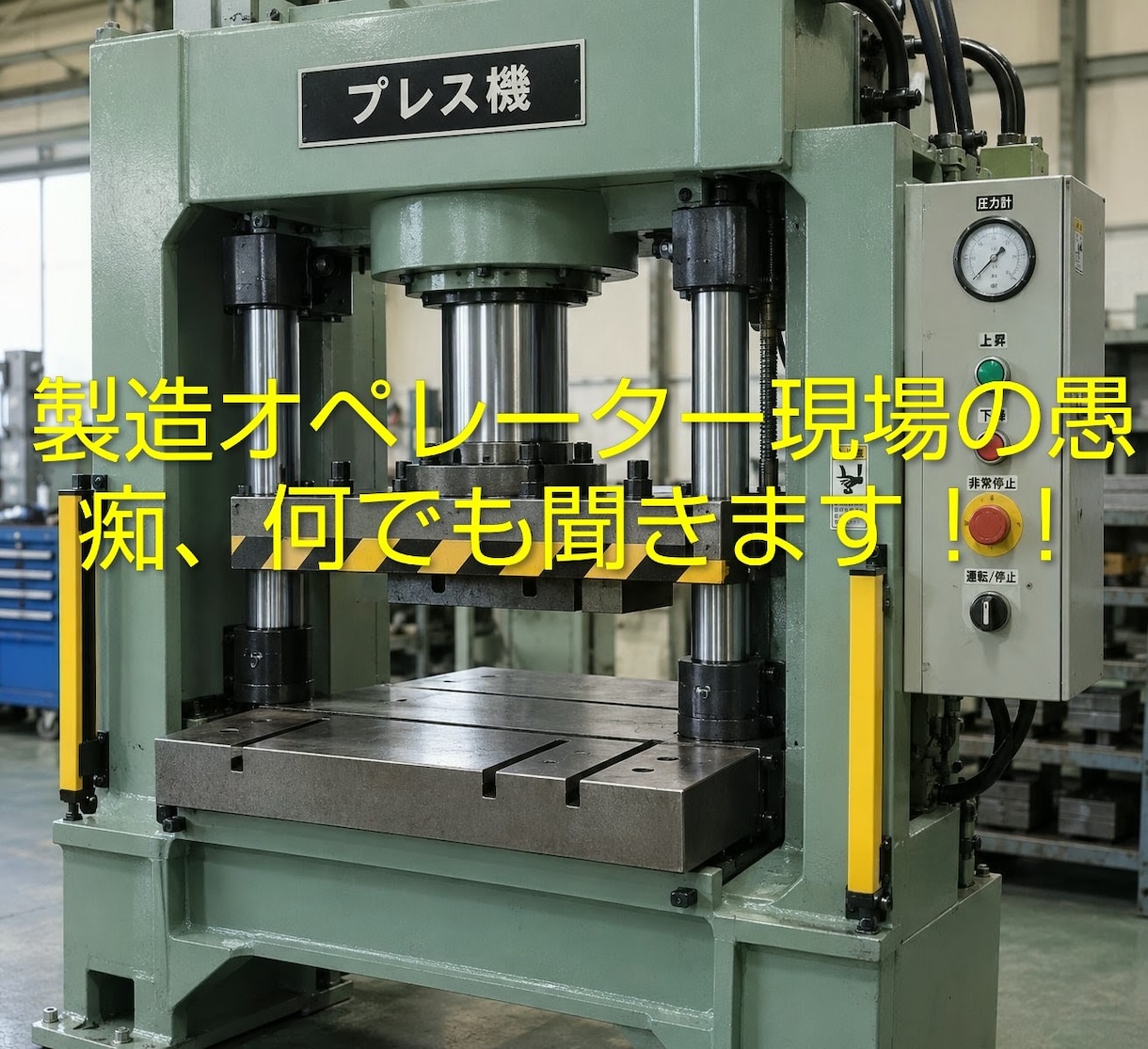 製造業、現役オペレーターが現場の愚痴聞きます 製造現場の愚痴、お悩み相談、何でも聞きます！！ イメージ2
