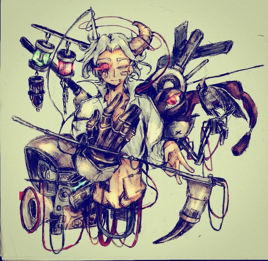ガサガサした質感の個性的なイラストを描きます 独特な挿絵や動画サムネイル、アイコンへ イメージ8