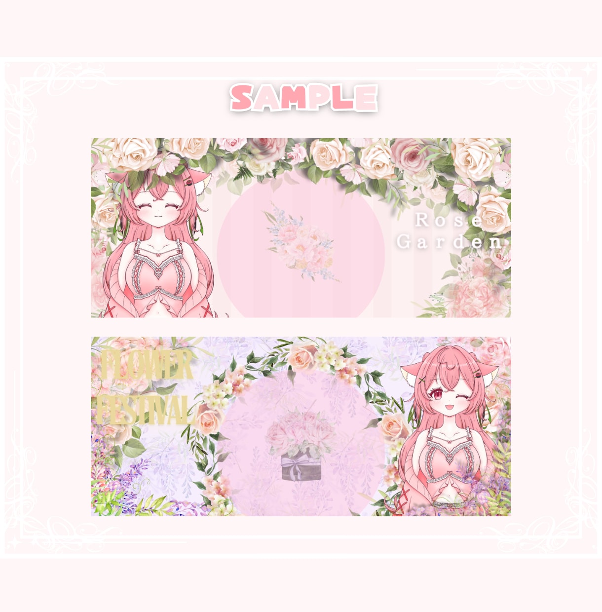 IRIAMヘッダー制作します ❁商用利用込み❁ご希望に合わせてオリジナルをお作りします！ イメージ2