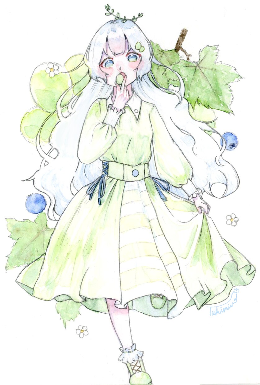 アナログで女の子(かわいい男の子)を描きます 水彩からコピック、アクリル、ペン画まで！ イメージ10