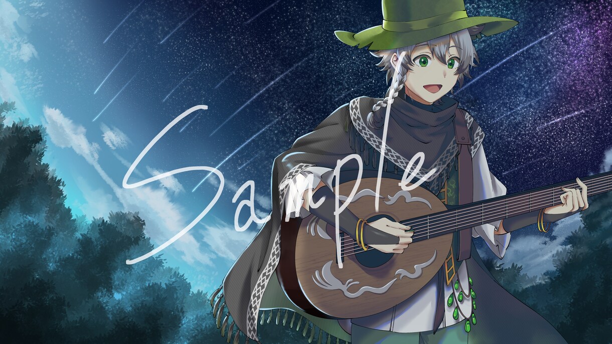 オリジナルMVや歌ってみた動画用イラスト描きます あなたのキャラクターに絵柄を寄せて製作いたします。 イメージ5