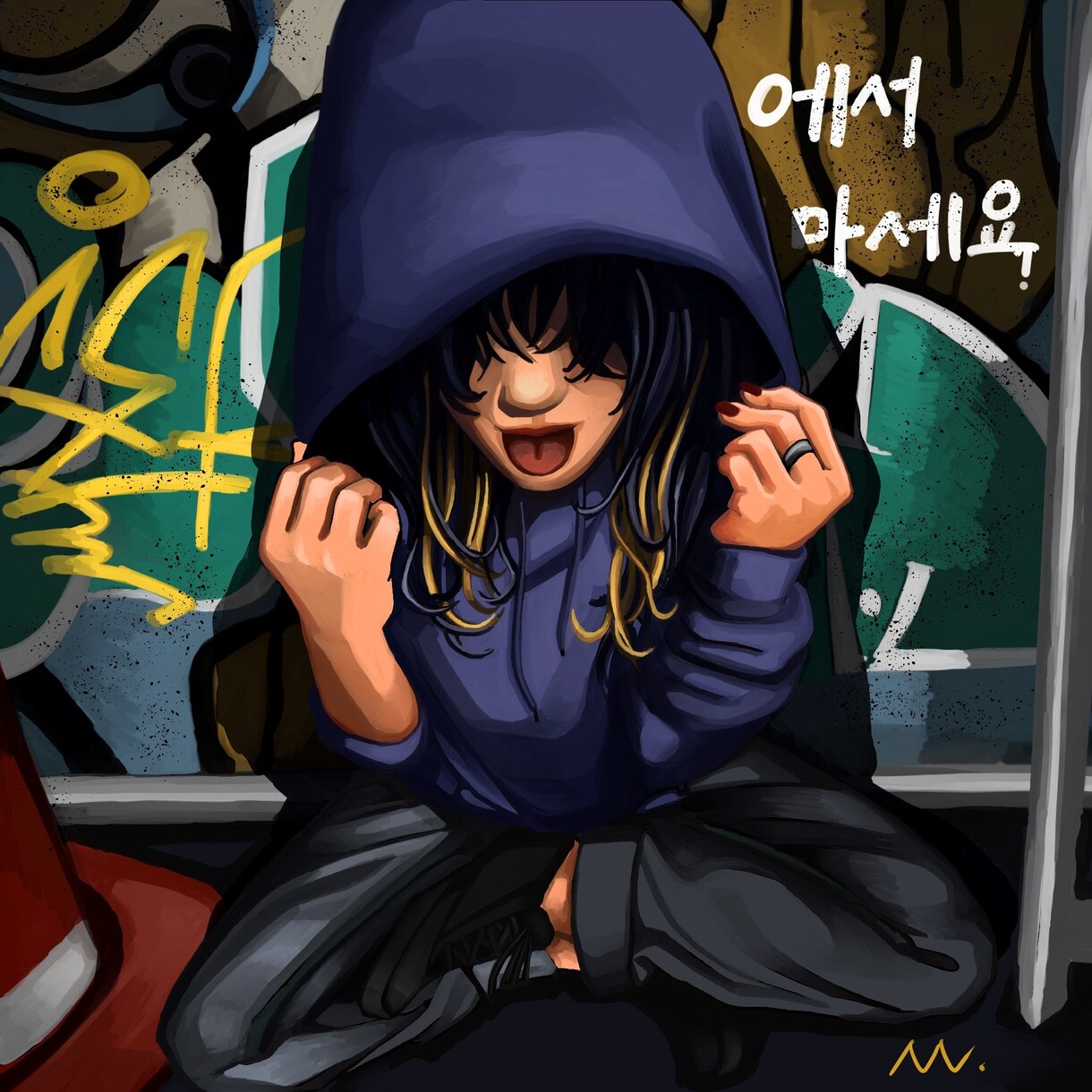 商用OK！配信・歌ってみた等イラスト制作します 配信用サムネ／歌ってみた／かっこかわいい／アイコン・立ち絵 イメージ5