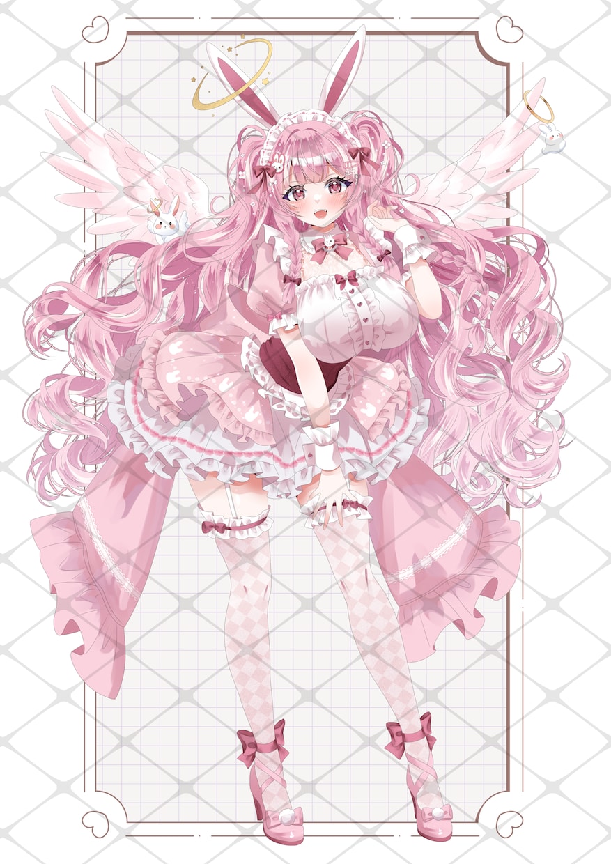 納期短め！配信等で使う立ち絵を作成いたします 多様なデザイン性のある立ち絵をお描きいたします イメージ10