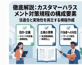 カスハラ対策の規程・相談窓口を社労士が整備します 猶予期間なし。カスハラ対策を社労士が丸ごと構築 イメージ3